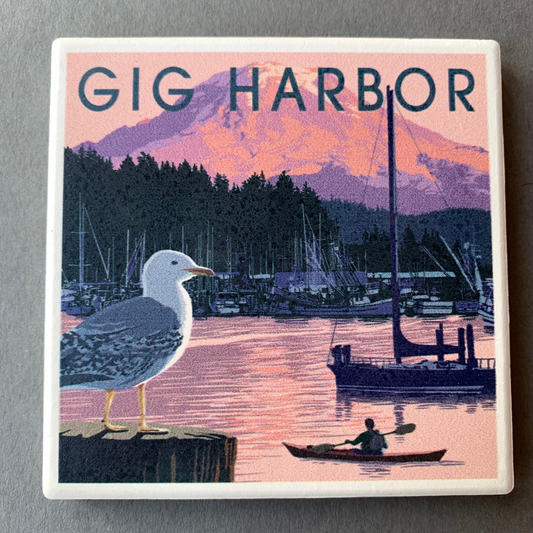 Gig Harbor, WA Marina & Rainier Coaster