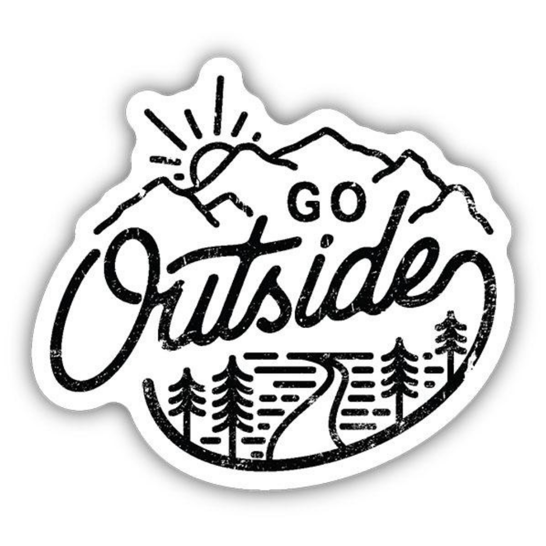 Go Outside Sticker