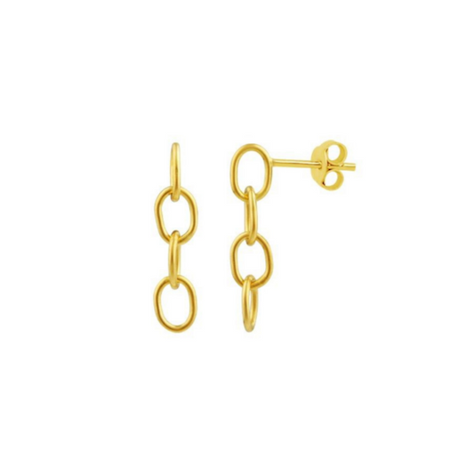 Gold Haute Post Dangle