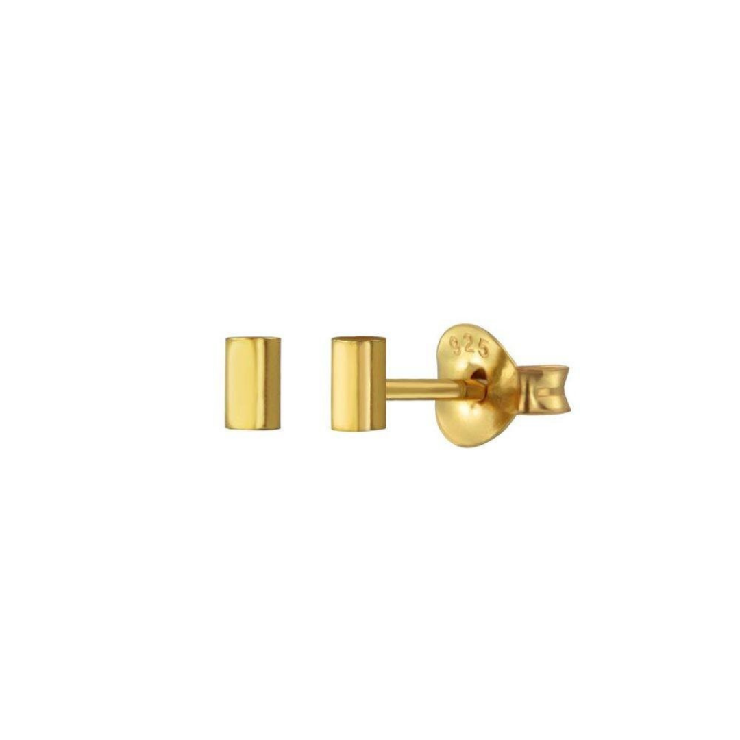 Gold Little Barrel Studs