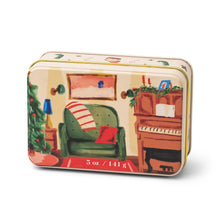 Load image into Gallery viewer, Holiday 5 oz Candle Tin - Pomegranate Spruce
