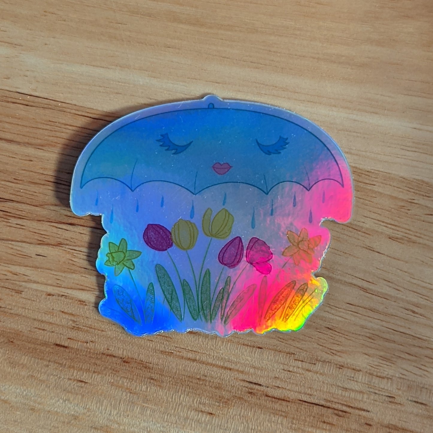 Holographic Umbrella Sticker