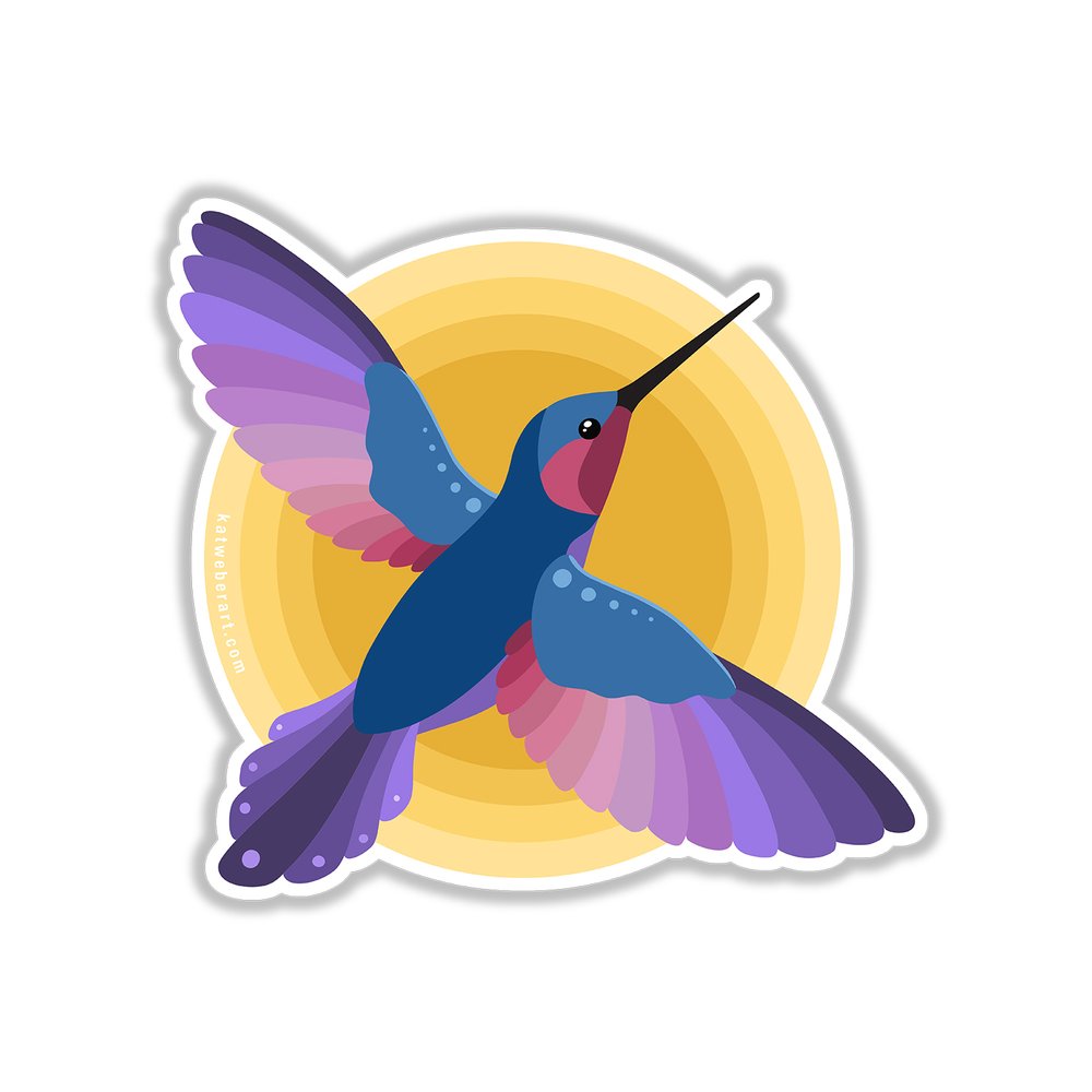 Hummingbird Sticker