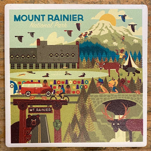 Mount Rainier National Park - Geometric Park Coaster