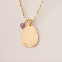 Load image into Gallery viewer, Intention Charm Necklace - Amethyst / Gold
