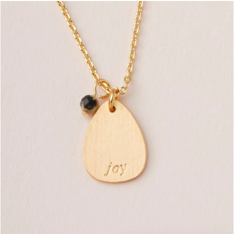 Intention Charm Necklace - Dalmatian / Gold