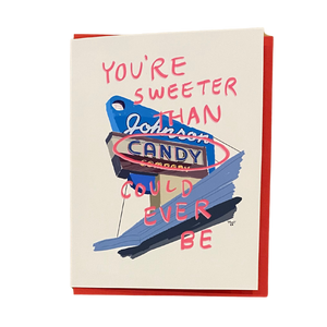 Johnson Candy Valentines Card