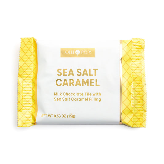 L&P Tile Milk Chocolate Sea Salt Carmel