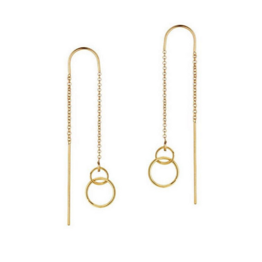 Links of Love Ear Threader Gold