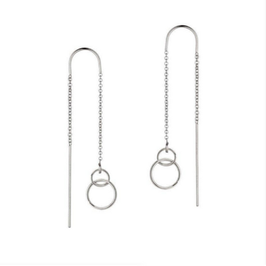 Links of Love Ear Threader Silver