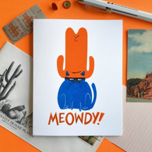 Load image into Gallery viewer, Meowdy Cat Card
