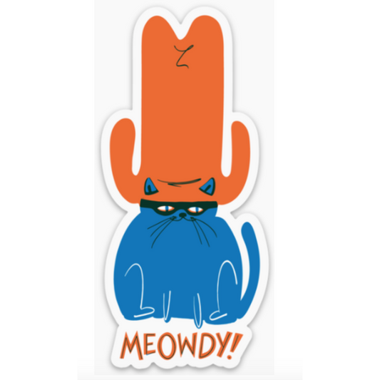 Meowdy Cat Sticker