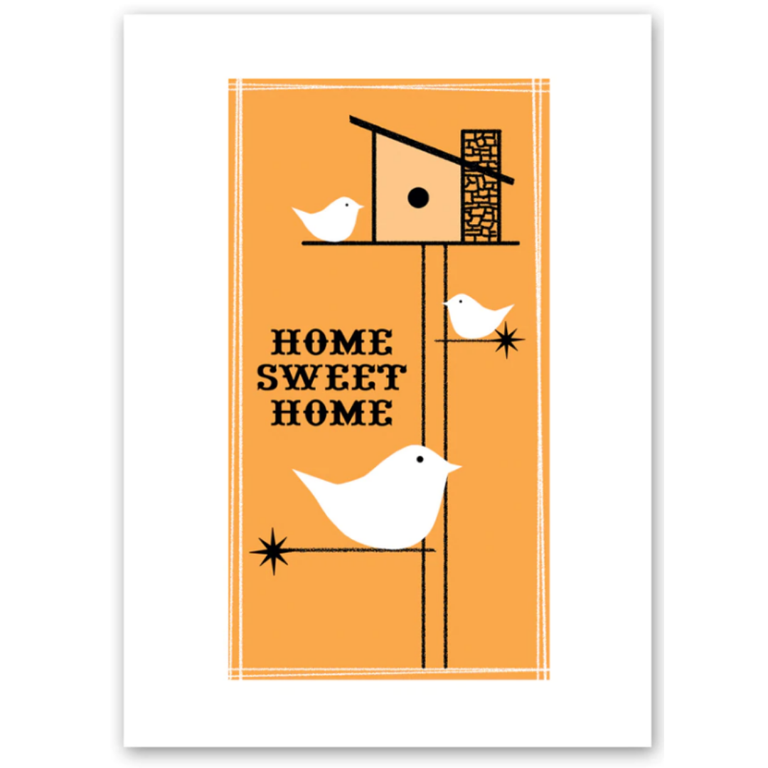 Modern Birdhouse Card