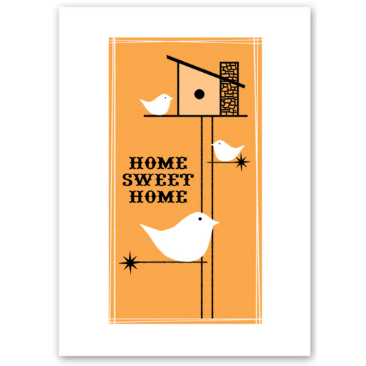 Modern Birdhouse Card