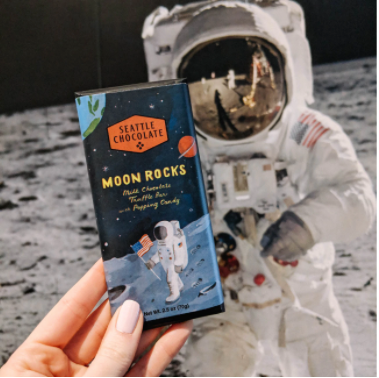 Moon Rocks Chocolate Bar