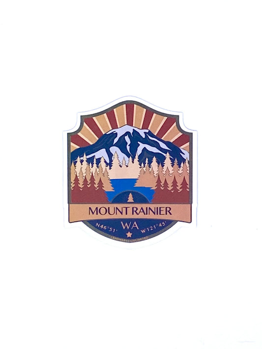 Small Mt. Rainier Sticker