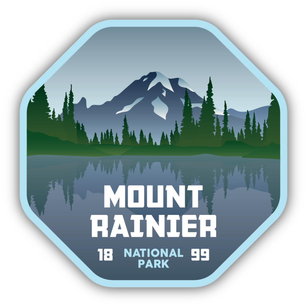Mt Rainier National Park Sticker