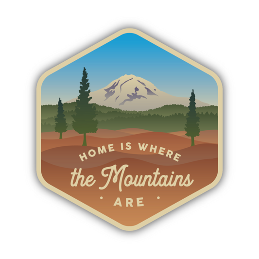 Mountain & Pines Sticker