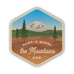 Mountain & Pines Sticker