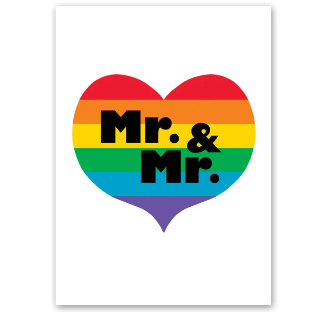 Mr x Mr Rainbow Heart