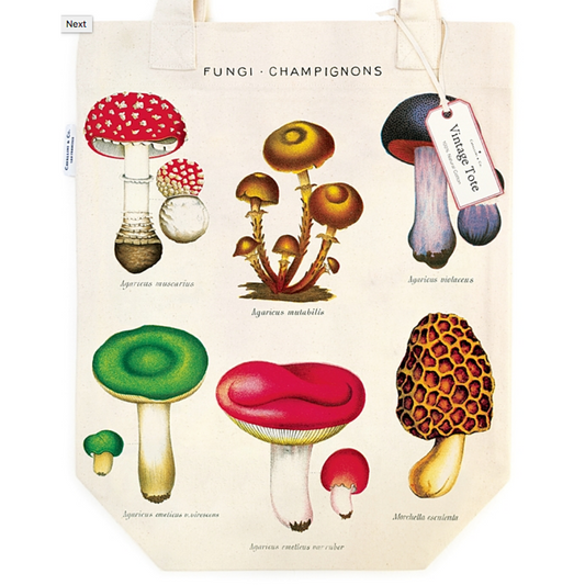 Cavallini & Co. Tote Bag - Mushroom