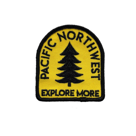 Mt Baker Patch - Yellow/Back