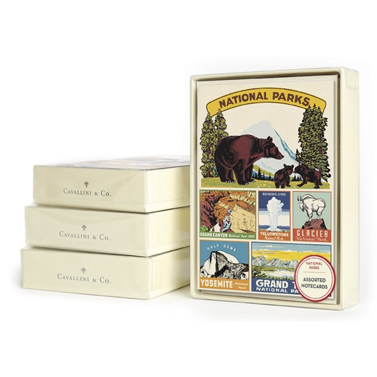 Cavallini & Co. Boxed Note Cards - National Parks