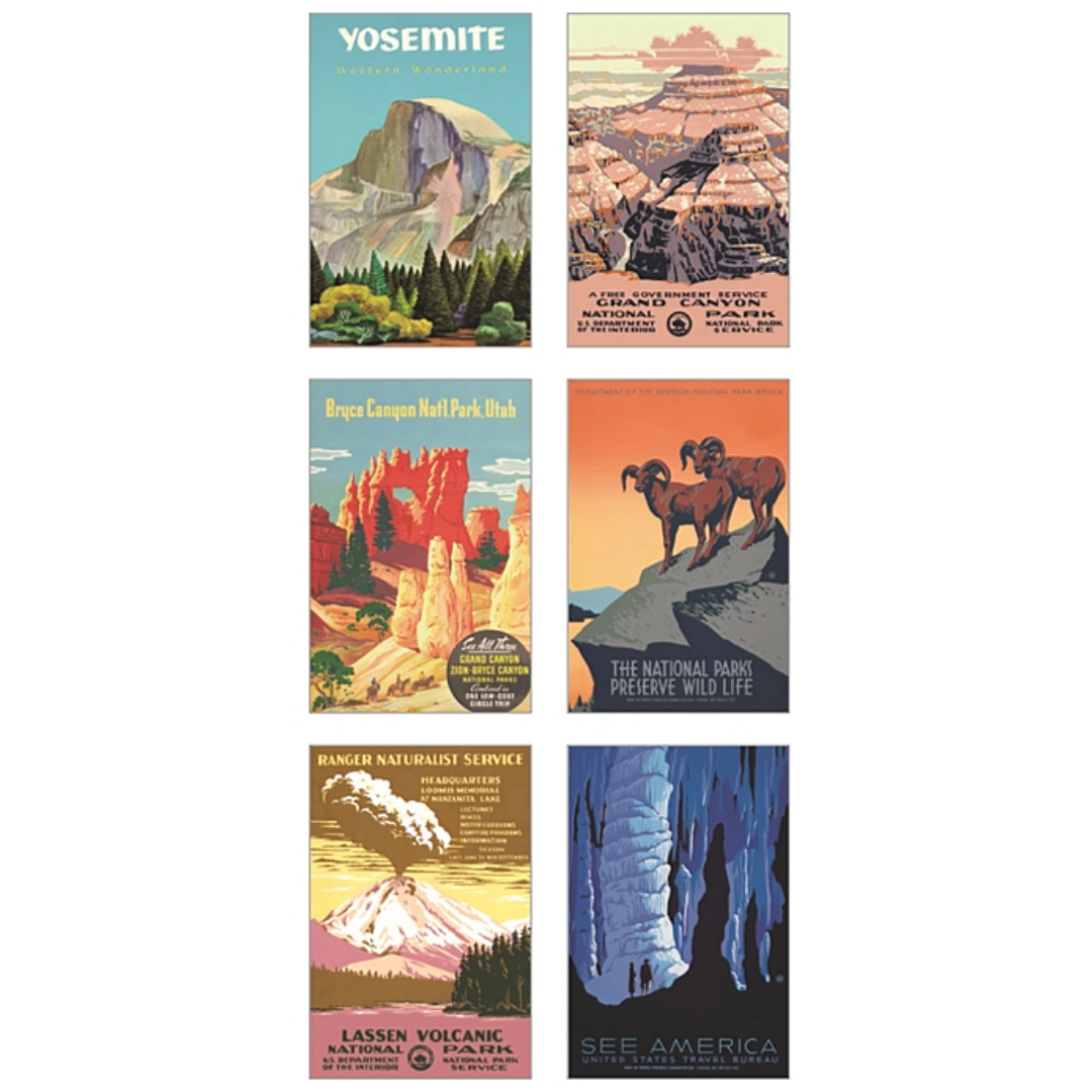 Cavallini & Co. National Parks Postcards