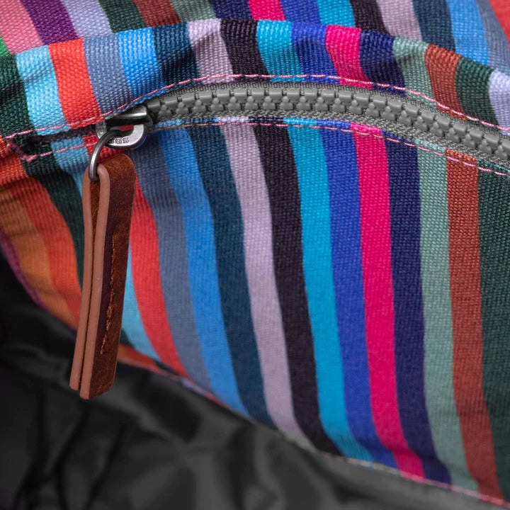 ORI Bantry B Sustainable Backpack - Multi Stripe (Canvas) - Small