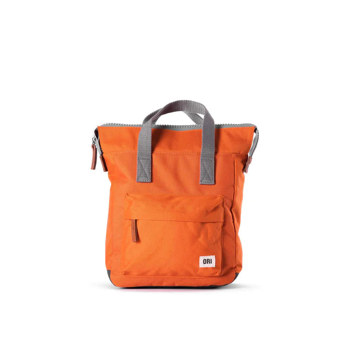 ORI Bantry B Sustainable Backpack - Atomic Orange (Canvas) - Small