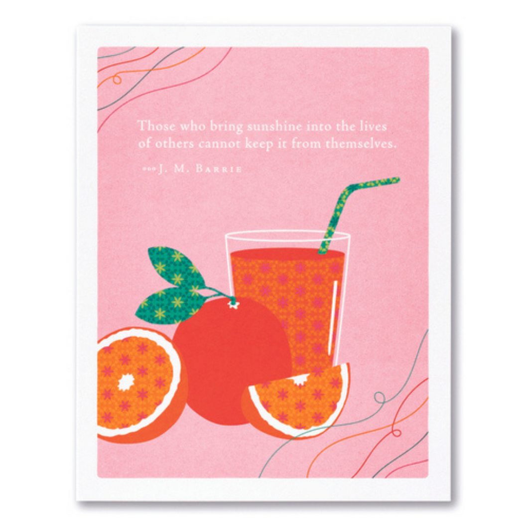 PG Card - Those Who Bring Sunshine