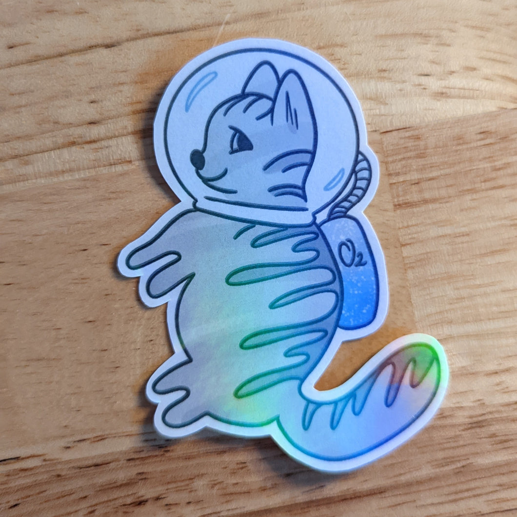 GalactiCat Holo Sticker