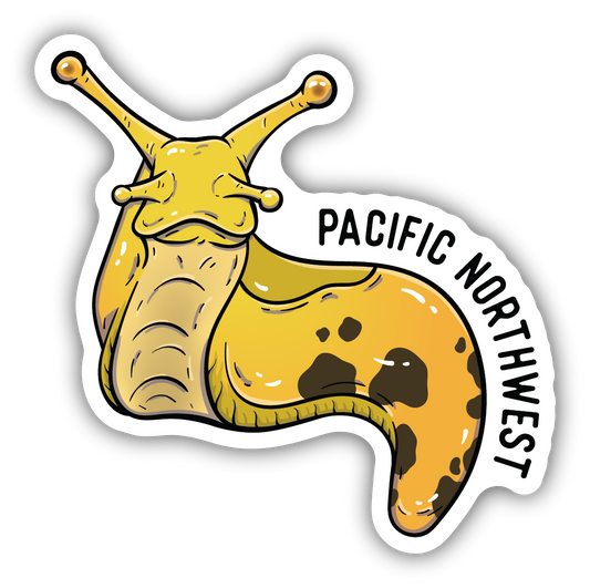 Pacific Northwest /ND Banana Slug Sticker