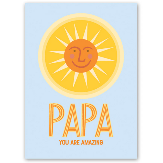 Papa Sun Card