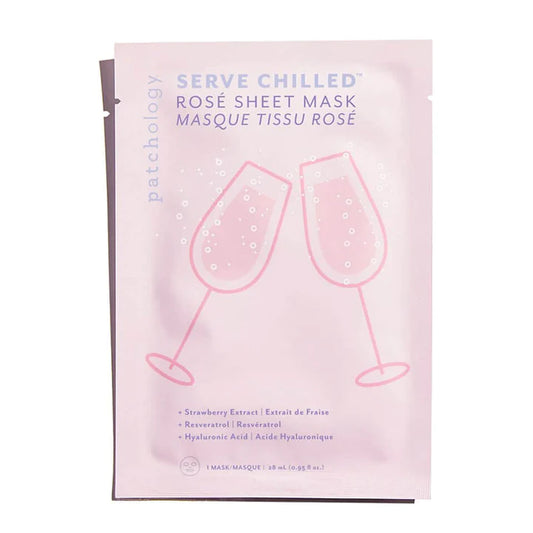 Serve Chilled Rose Sheet Mask - Single