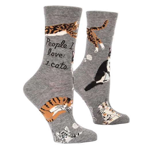 People I Love: Cats Crew Socks