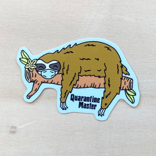 Quarantine Master Sloth/Hibiscus