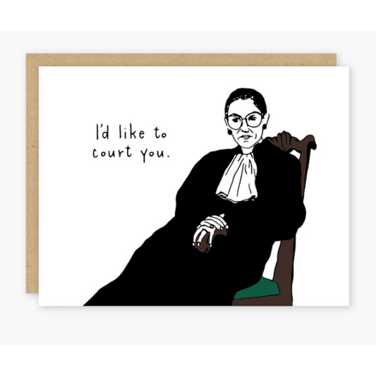 Ruth Bader Ginsburg Court You Card