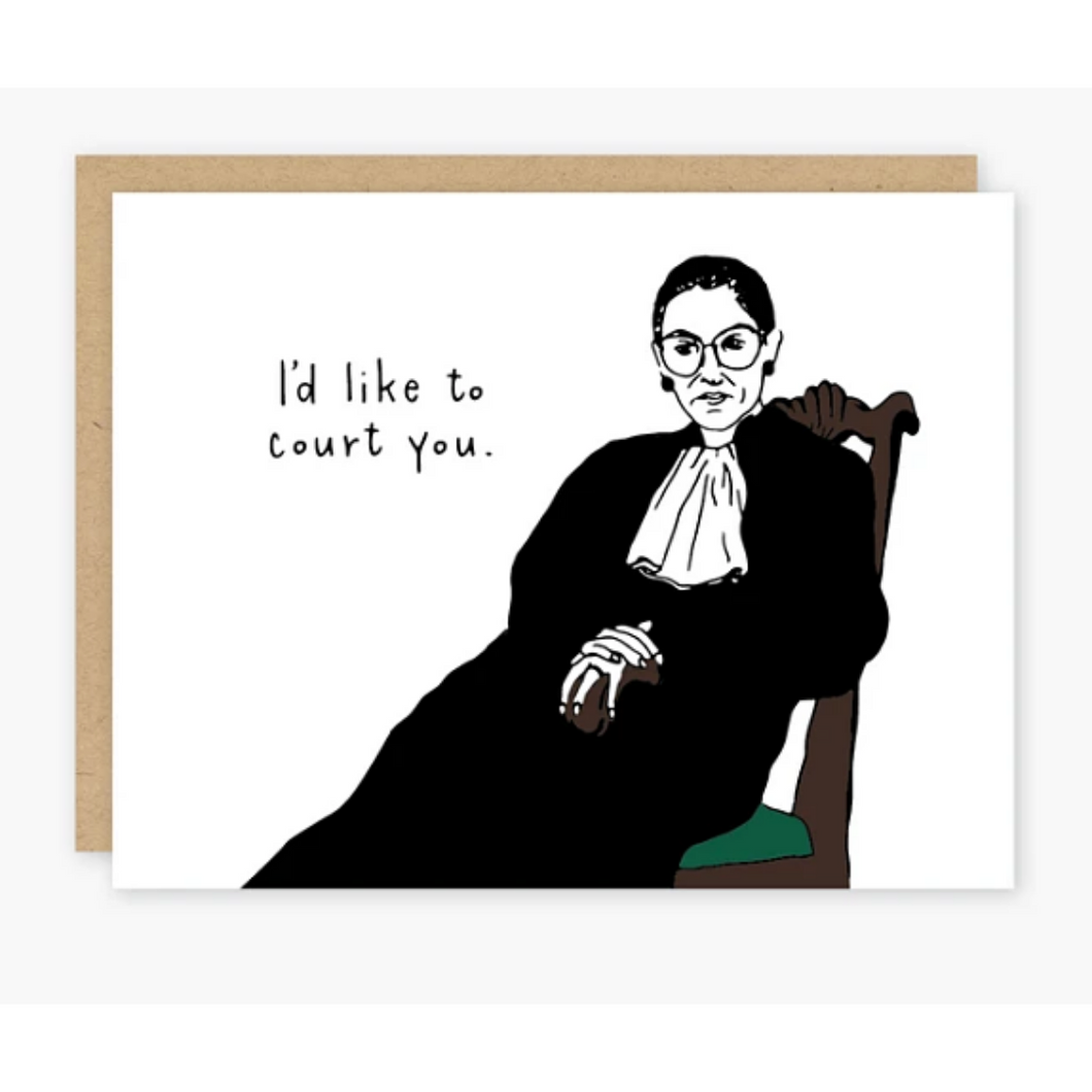Ruth Bader Ginsburg Court You Card