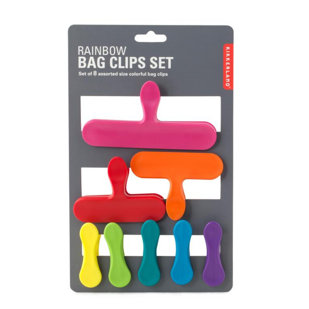 Rainbow Bag Clip Assorted Sizes