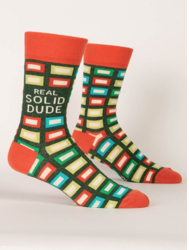 Real Solid Dude Men's Socks