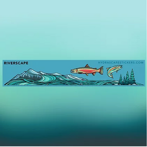 Hydrascape Miniscape Sticker - Riverscape