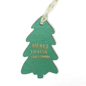 Merry F*cking Christmas Ornament - Large