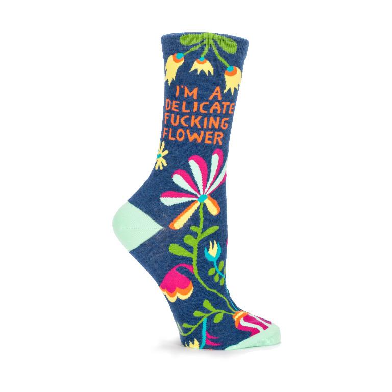 Delicate F*cking Flower Women's Crew Socks
