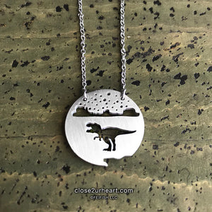 Starry Skies Necklace - T-Rex