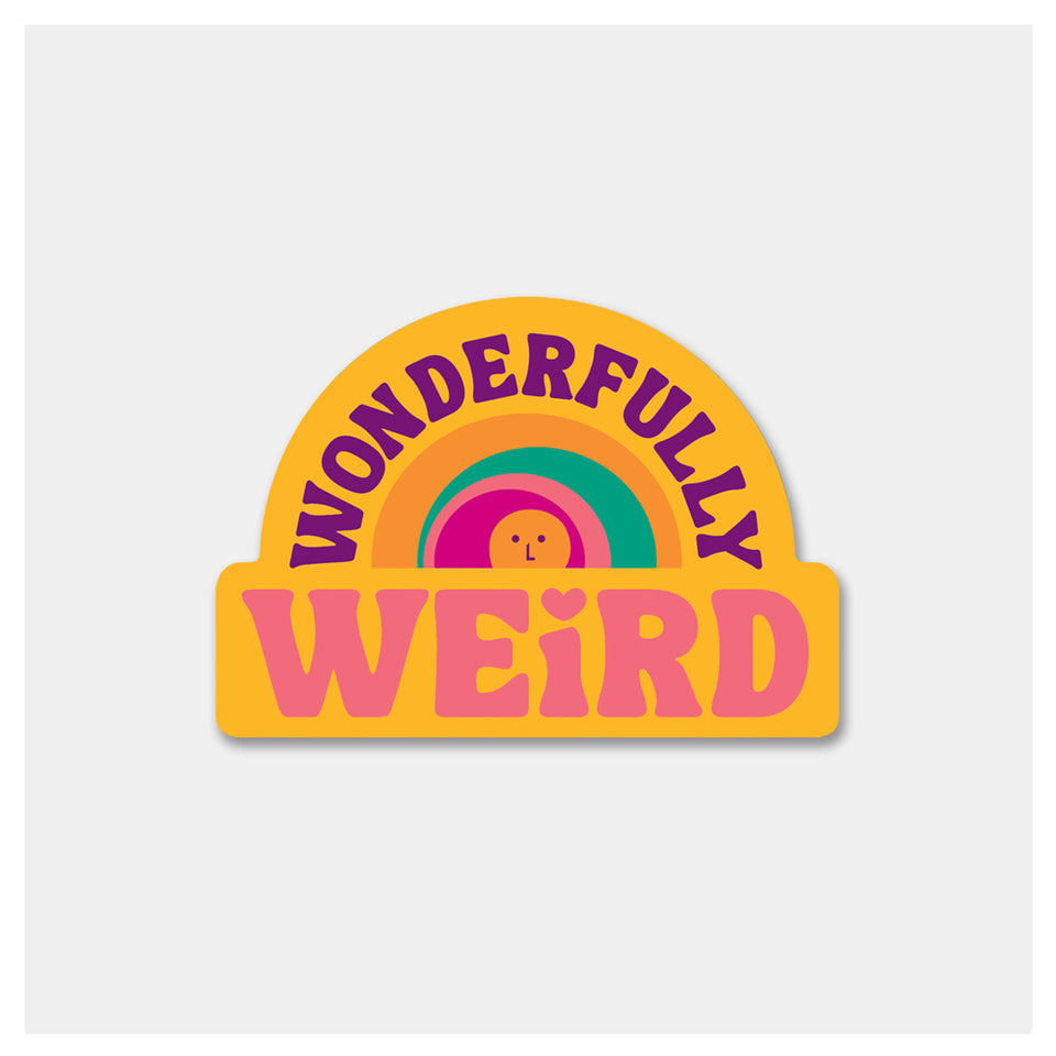 Wonderfully Weird Sticker