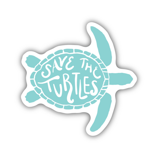 Save The Turtles Sticker