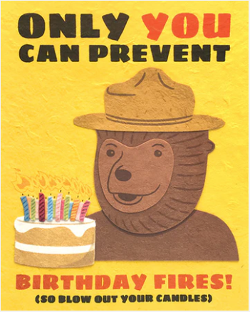 Smokey Bear Birthday Card