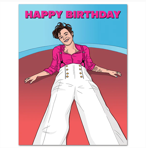 Harry Styles Birthday Card