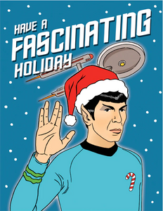 Spock Fascinating Holiday Card